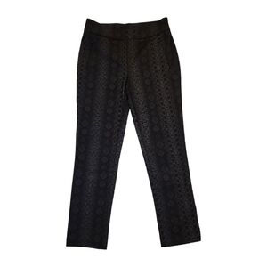 Jules & Leopold Cropped Python Pull On Pants